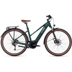 CUBE TOURING HYBRID ONE 500 - Women Electric Touring Bike - 2023 - Darkgreen / Green
