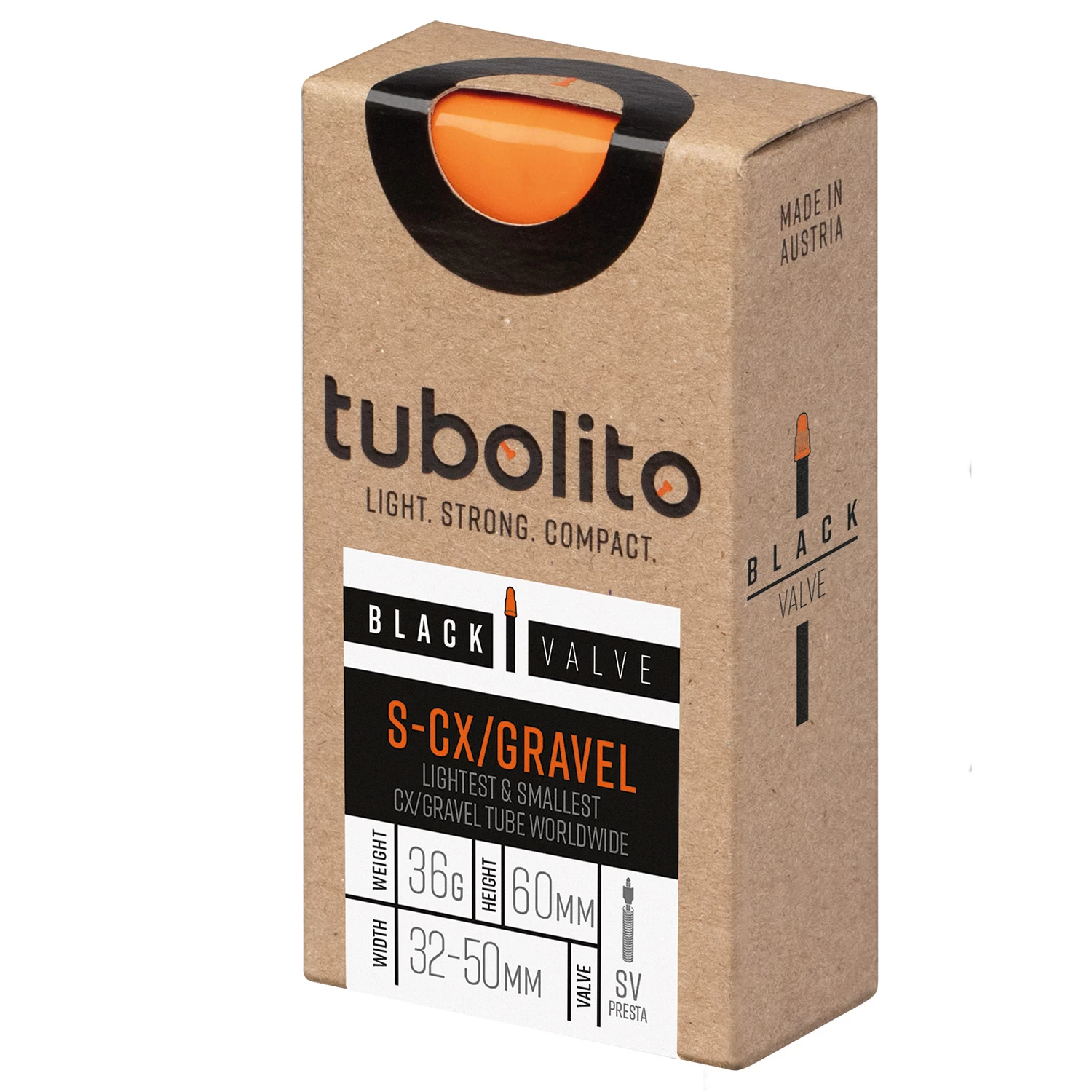 Tubolito S-Tubo CX/Gravel-All 700C Tube - Black - Presta Valve 3 Tubolito S-Tubo CX/Gravel-All 700C Tube - Black - Presta Valve