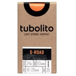 Tubolito S-Tubo Road 700C Tube - Orange - Presta Valve -E-Bike World Shop tubolito s tubo road 700c tube orange sv 60mm 1480709