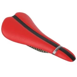 Tune Speedneedle 20Twenty Leather Carbon Saddle - Red