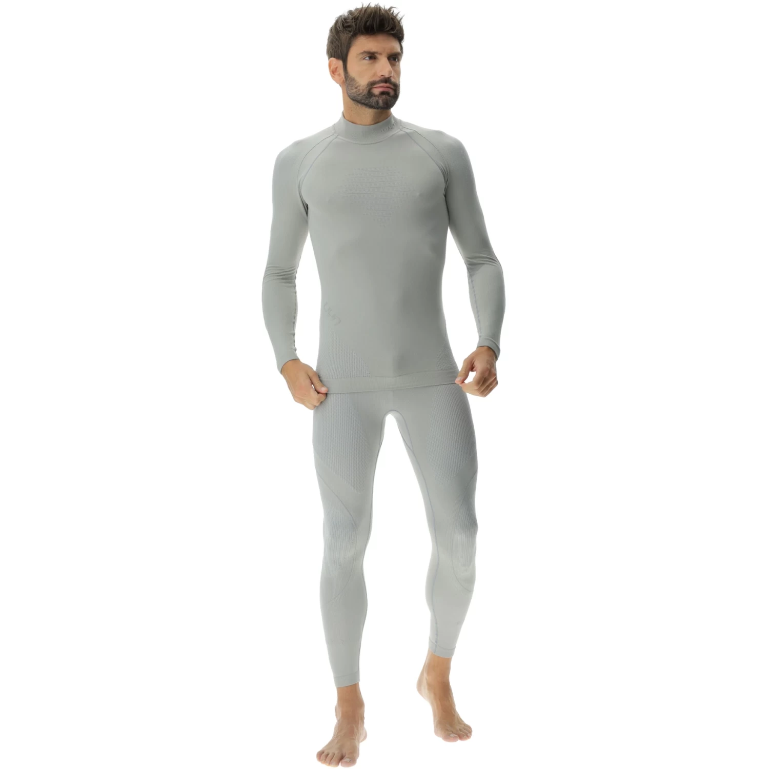 UYN Evolutyon Underwear Turtle Neck Shirt - Nautical Grey/Pearl/Pearl 8 UYN Evolutyon Underwear Turtle Neck Shirt - Nautical Grey/Pearl/Pearl - Image 6