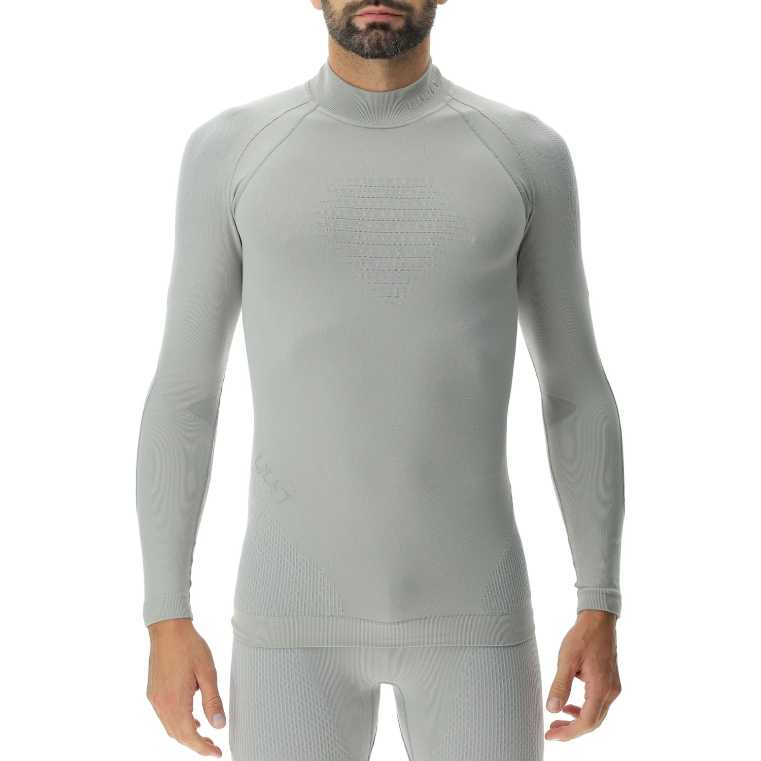 UYN Evolutyon Underwear Turtle Neck Shirt - Nautical Grey/Pearl/Pearl 3 UYN Evolutyon Underwear Turtle Neck Shirt - Nautical Grey/Pearl/Pearl