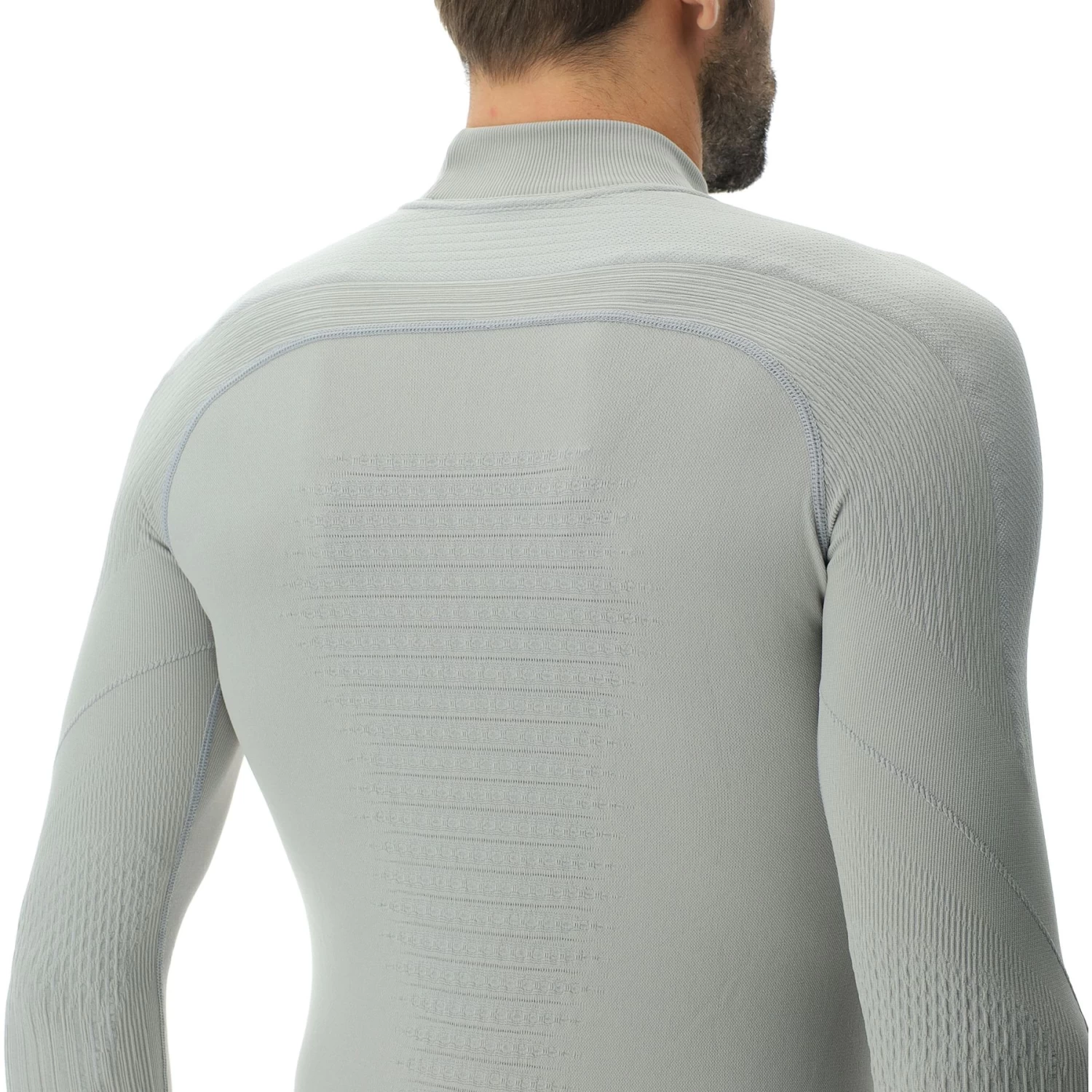 UYN Evolutyon Underwear Turtle Neck Shirt - Nautical Grey/Pearl/Pearl 10 UYN Evolutyon Underwear Turtle Neck Shirt - Nautical Grey/Pearl/Pearl - Image 8