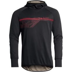 Vaude Qimsa Hoody Men - Black -E-Bike World Shop vaude mens qimsa hoody black 2 1010550