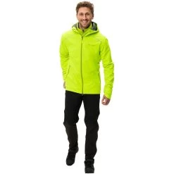 Vaude Men's Yaras 3in1 Jacket - Neon Yellow Uni -E-Bike World Shop vaude mens yaras 3in1 jacket neon yellow uni 6 1558655