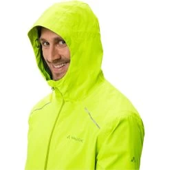 Vaude Men's Yaras 3in1 Jacket - Neon Yellow Uni -E-Bike World Shop vaude mens yaras 3in1 jacket neon yellow uni 8 1558649