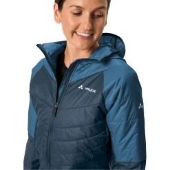 Vaude Women's Minaki Light Jacket - Dark Sea -E-Bike World Shop vaude womens minaki light jacket dark sea 6 1110841