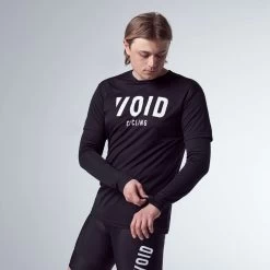 VOID Cycling Performance Cycling Long Sleeve Tee - Black -E-Bike World Shop void cycling performance cycling long sleeve tee black 3 1305329