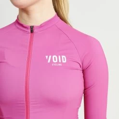 VOID Cycling Pure 2.0 Women's Long Sleeve Cycling Jersey - Fuchsia -E-Bike World Shop void cycling pure 2 1305487