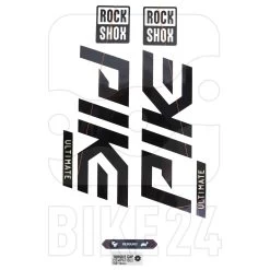 RockShox Decal Kit Für PIKE SELECT / PIKE SELECT+ / PIKE ULTIMATE -E-Bike World Shop wm rockshox decal kit for pike ultimate polar foil for gloss silver 913328